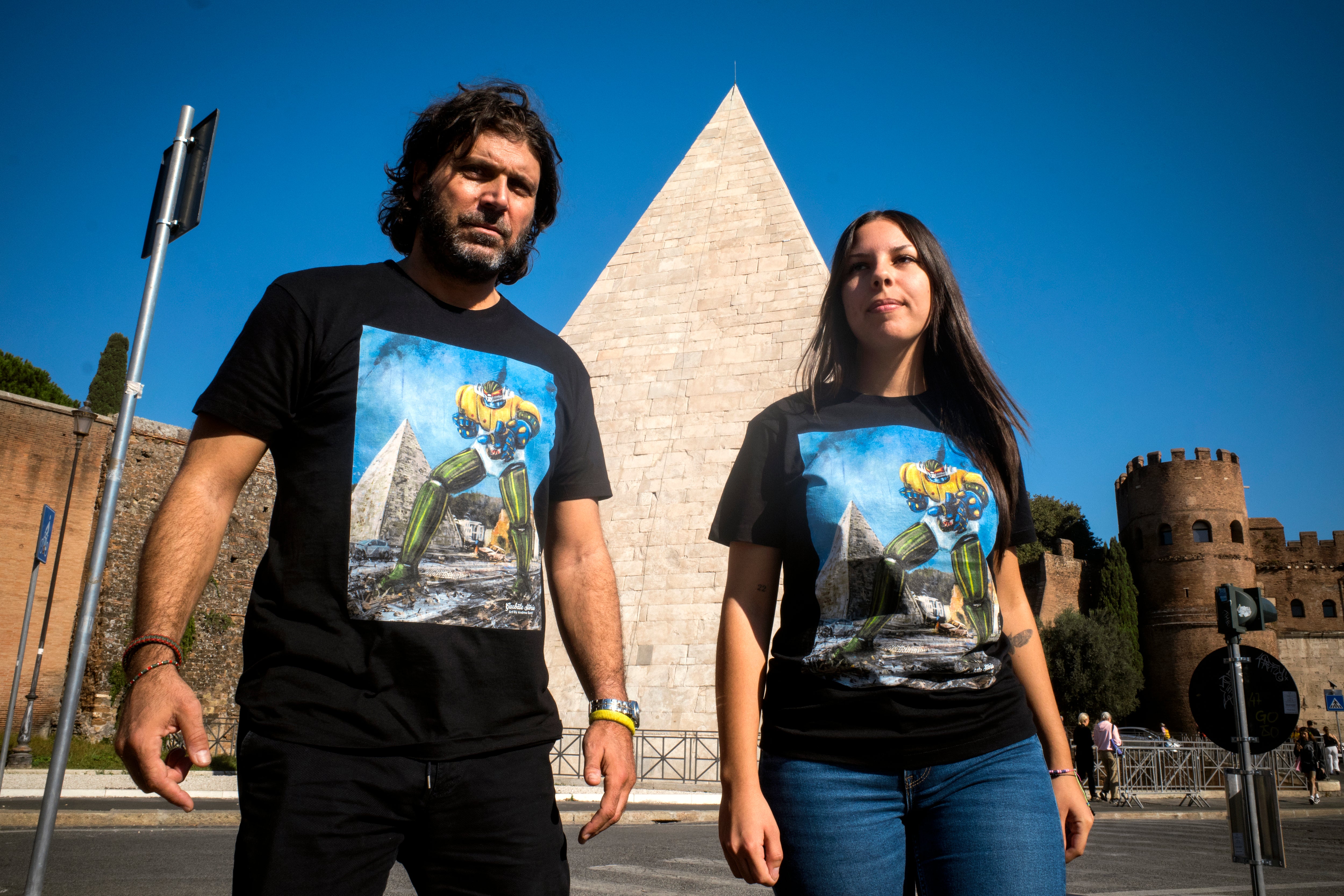 T-shirt Piramide Jeeg Robot