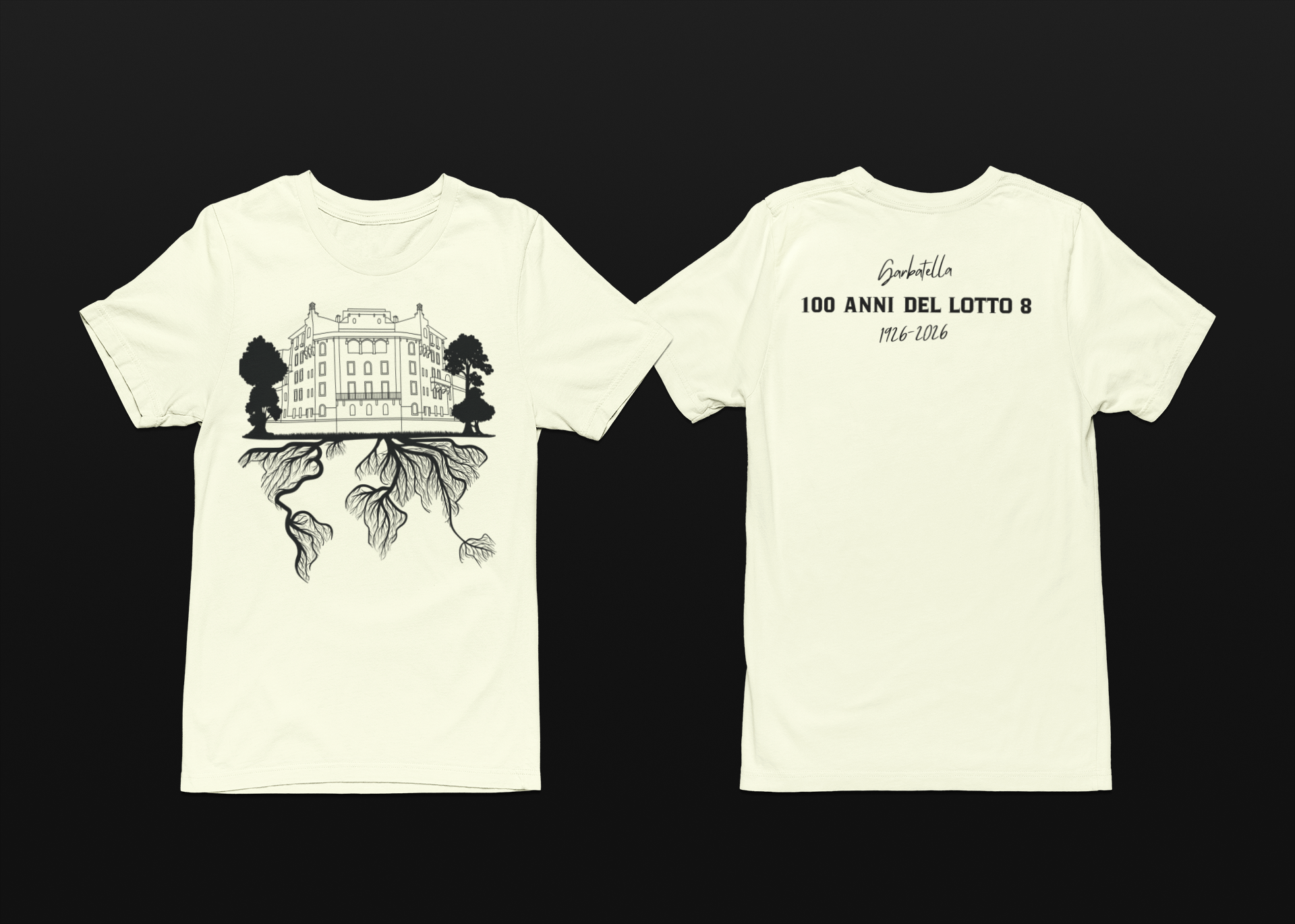 T-shirt 100 anni Lotto 8 - 1926/2026 - Garbatella
