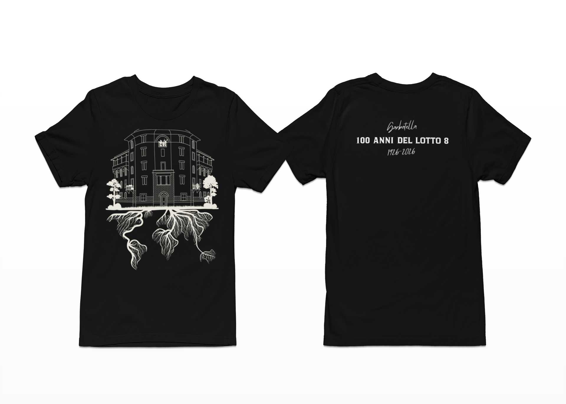 T-shirt 100 anni lotto 8 - 1926/2026 - Garbatella