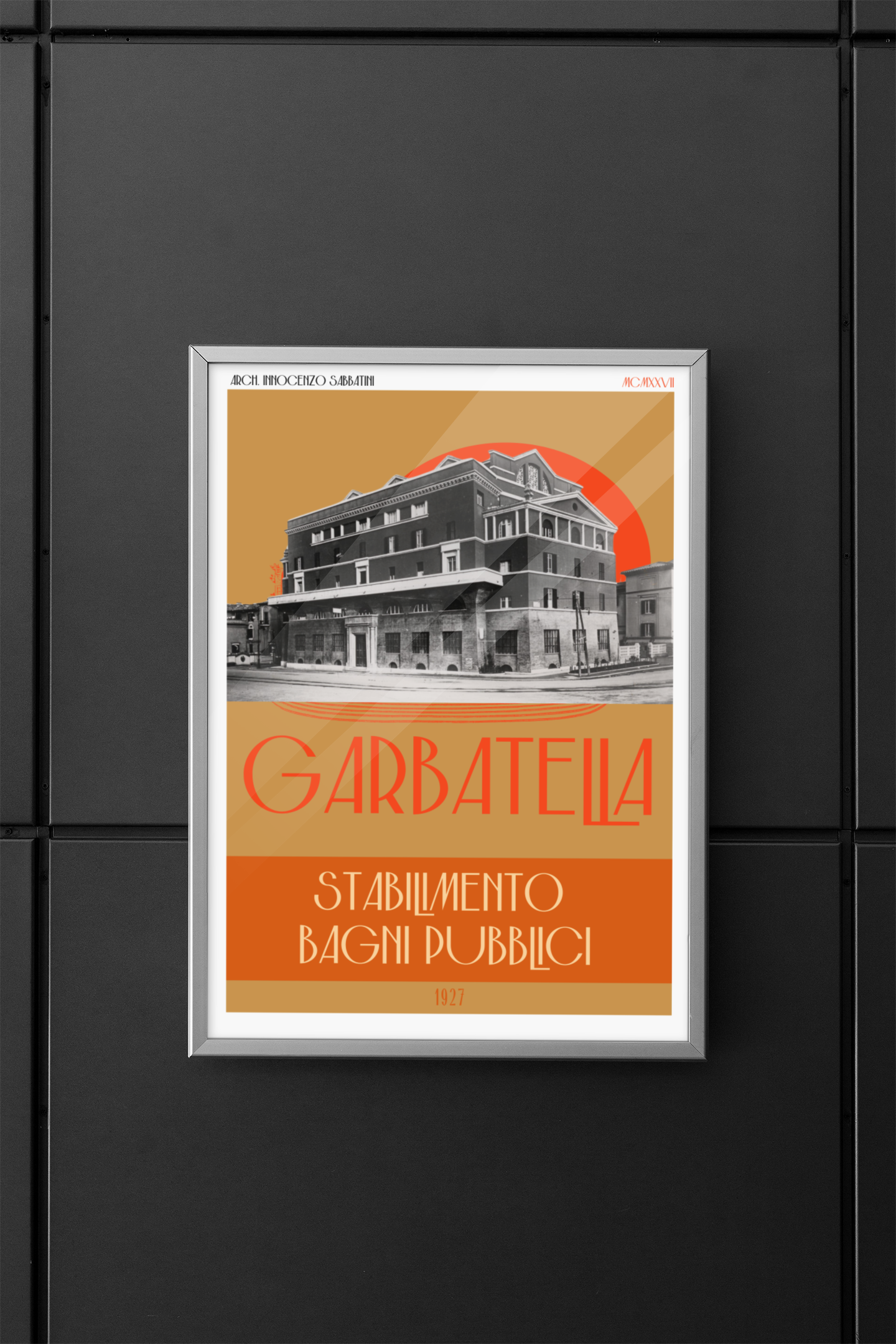 Poster Garbatella Bagni Pubblici