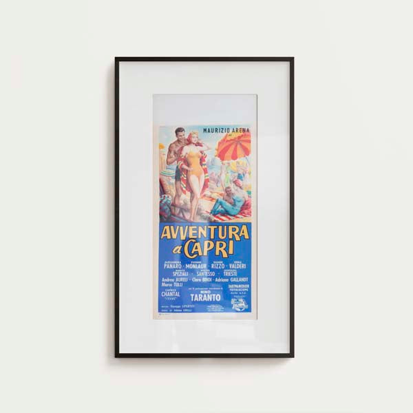 Locandina Avventura a Capri