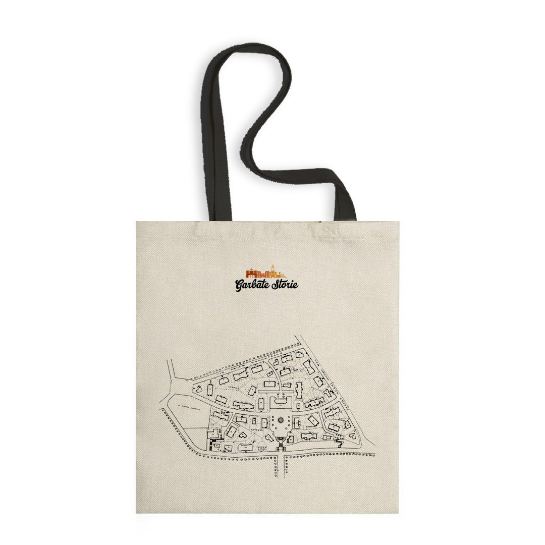 Shopper Garbatella Manico Nero