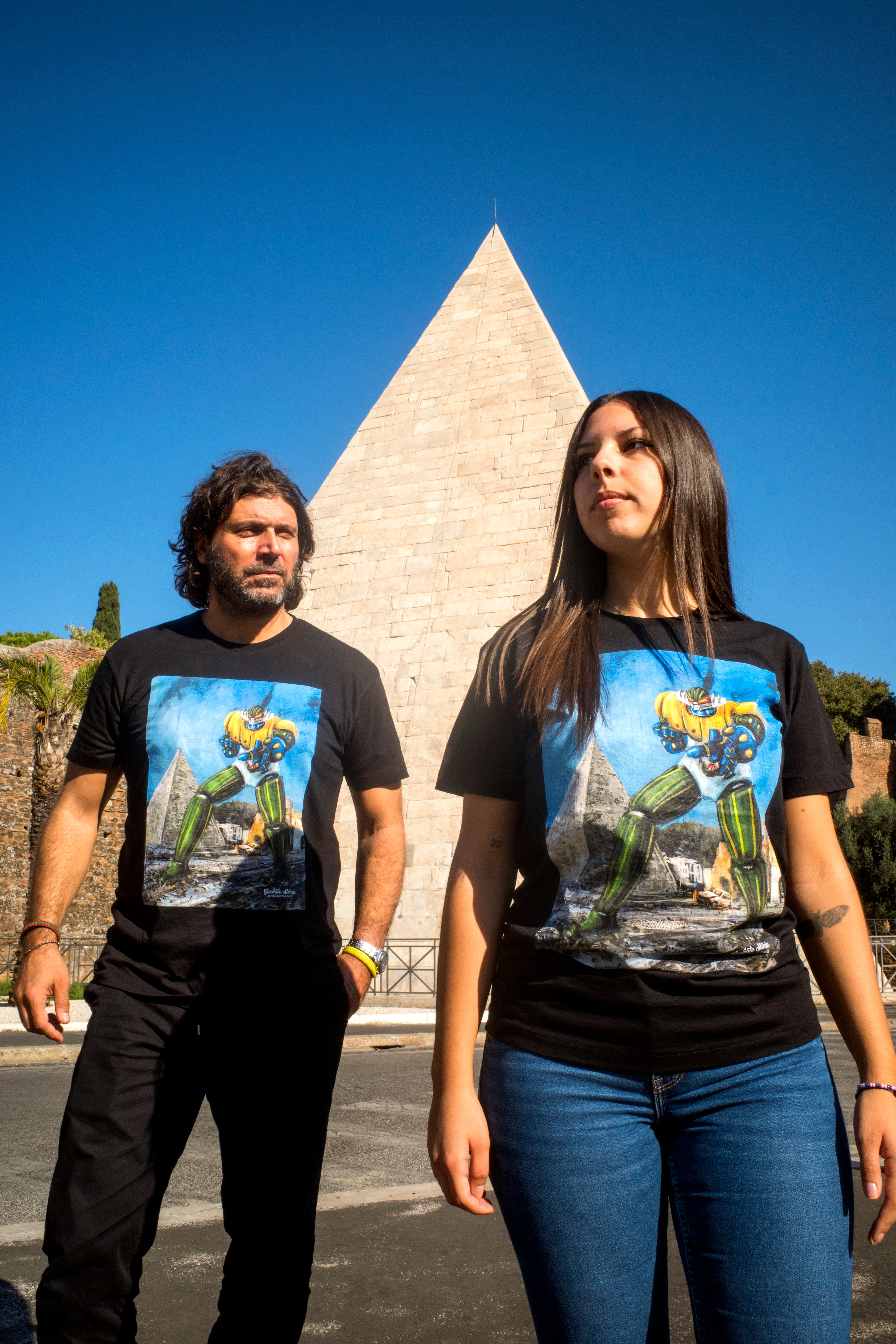 T-shirt Piramide Jeeg Robot