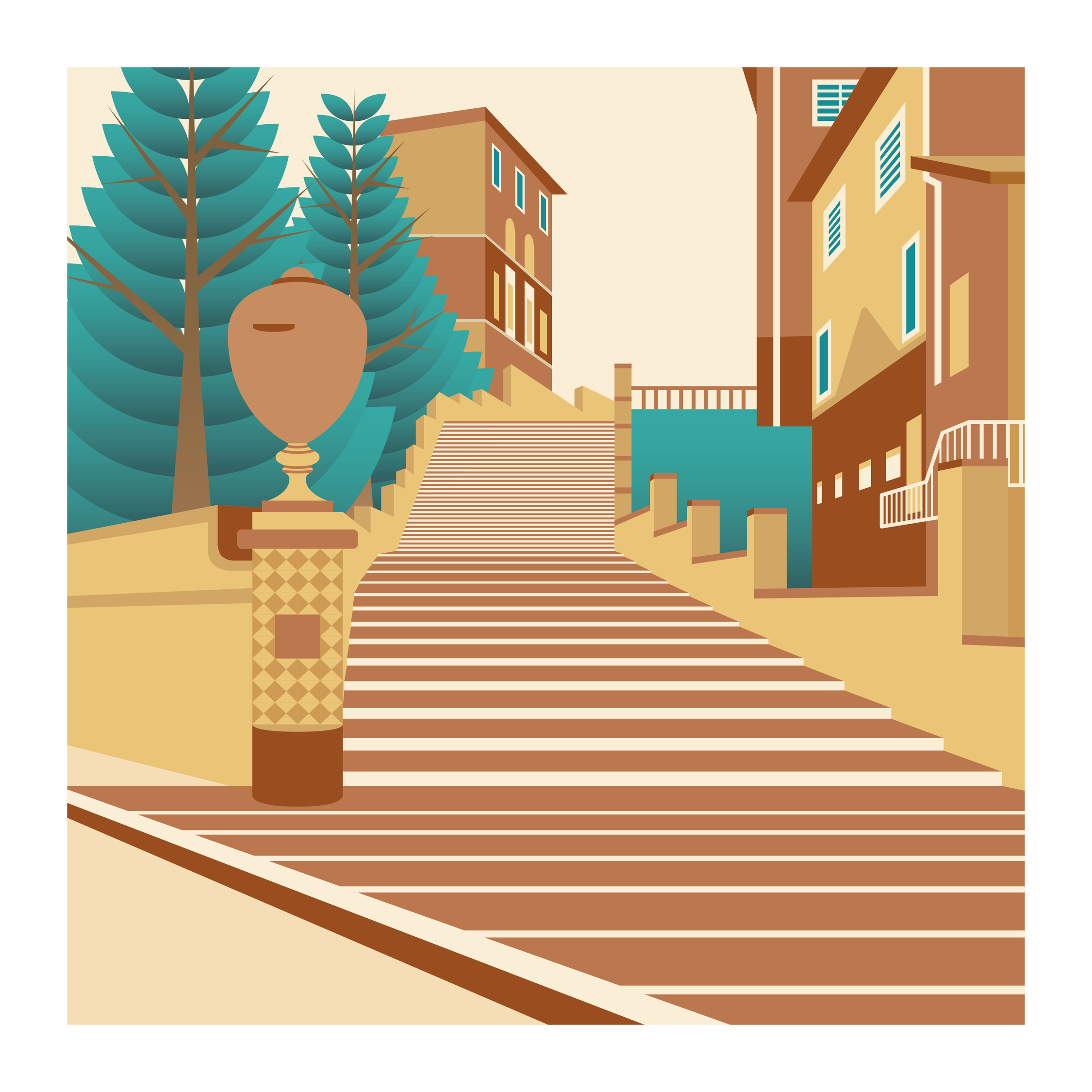 Stampa Fontana Carlotta