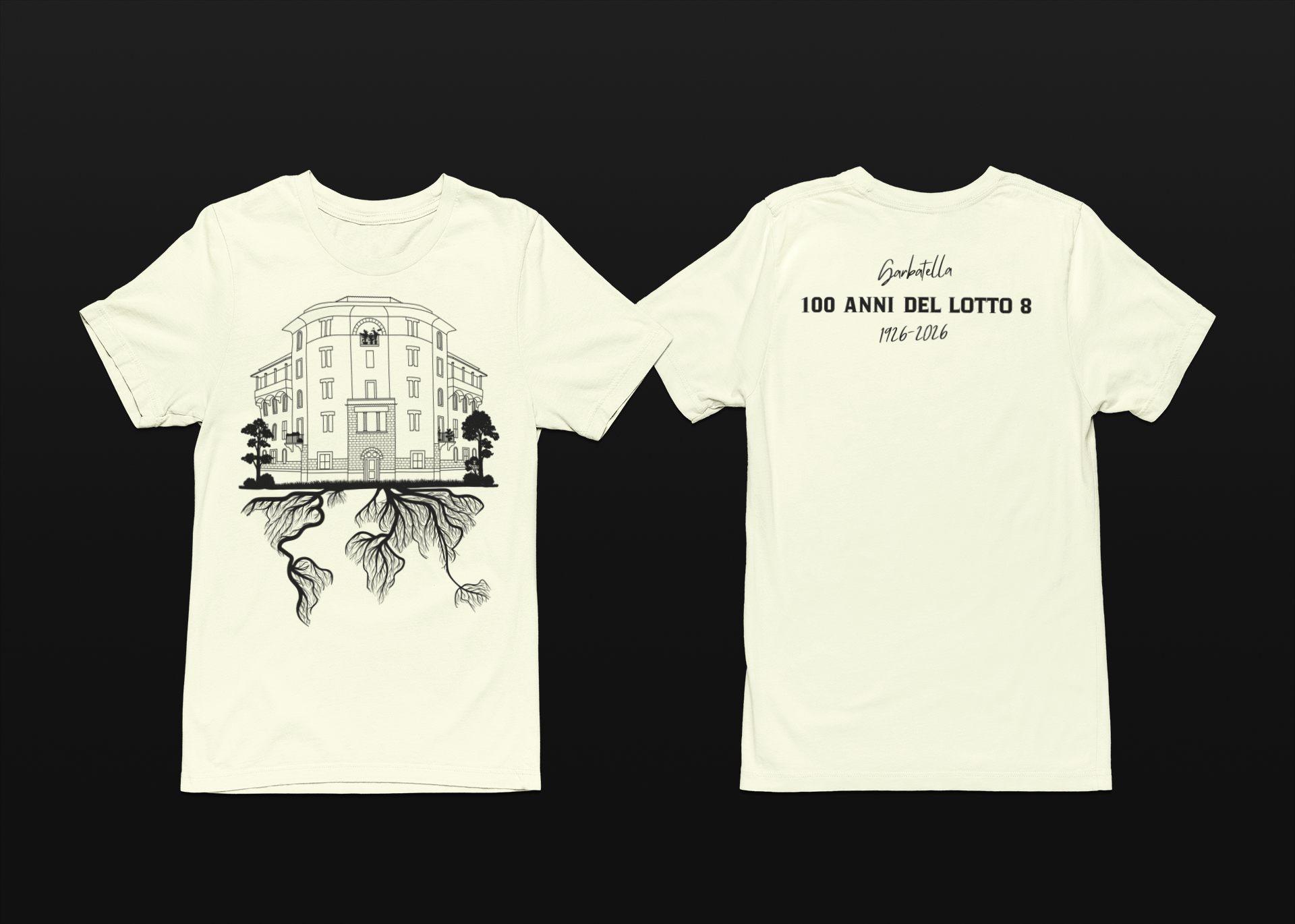 T-shirt 100 anni lotto 8 - 1926/2026 - Garbatella