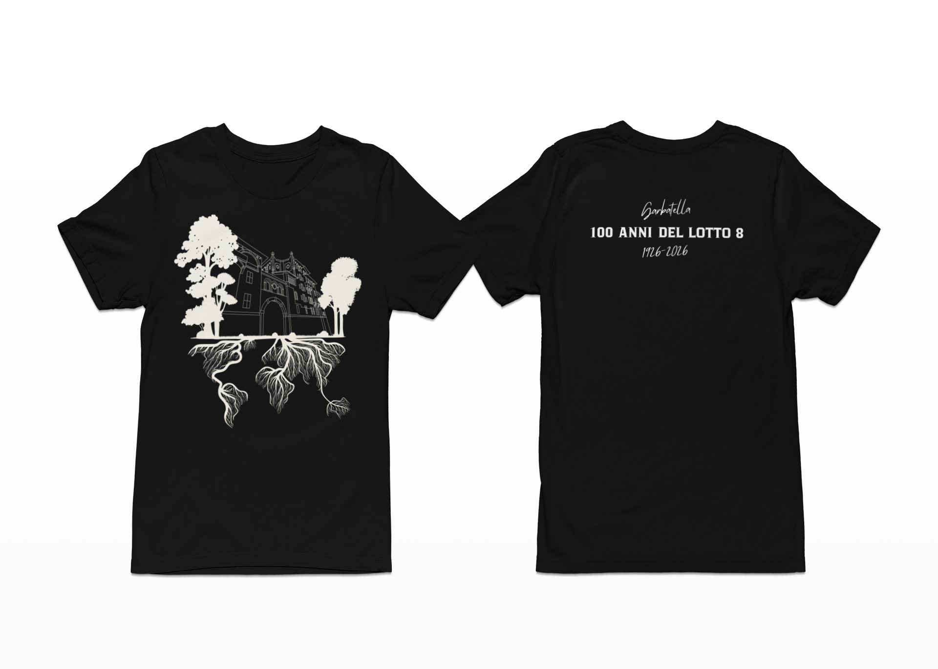 T-shirt 100 anni Lotto 8 - 1926/2026 - Garbatella