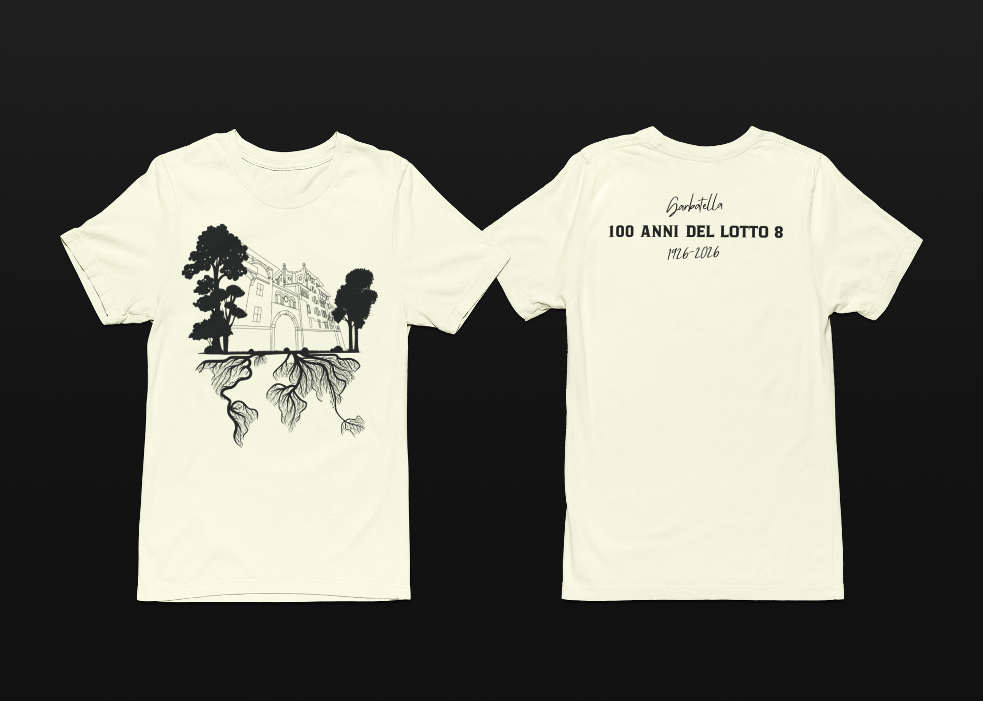 T-shirt 100 anni Lotto 8 - 1926/2026 - Garbatella