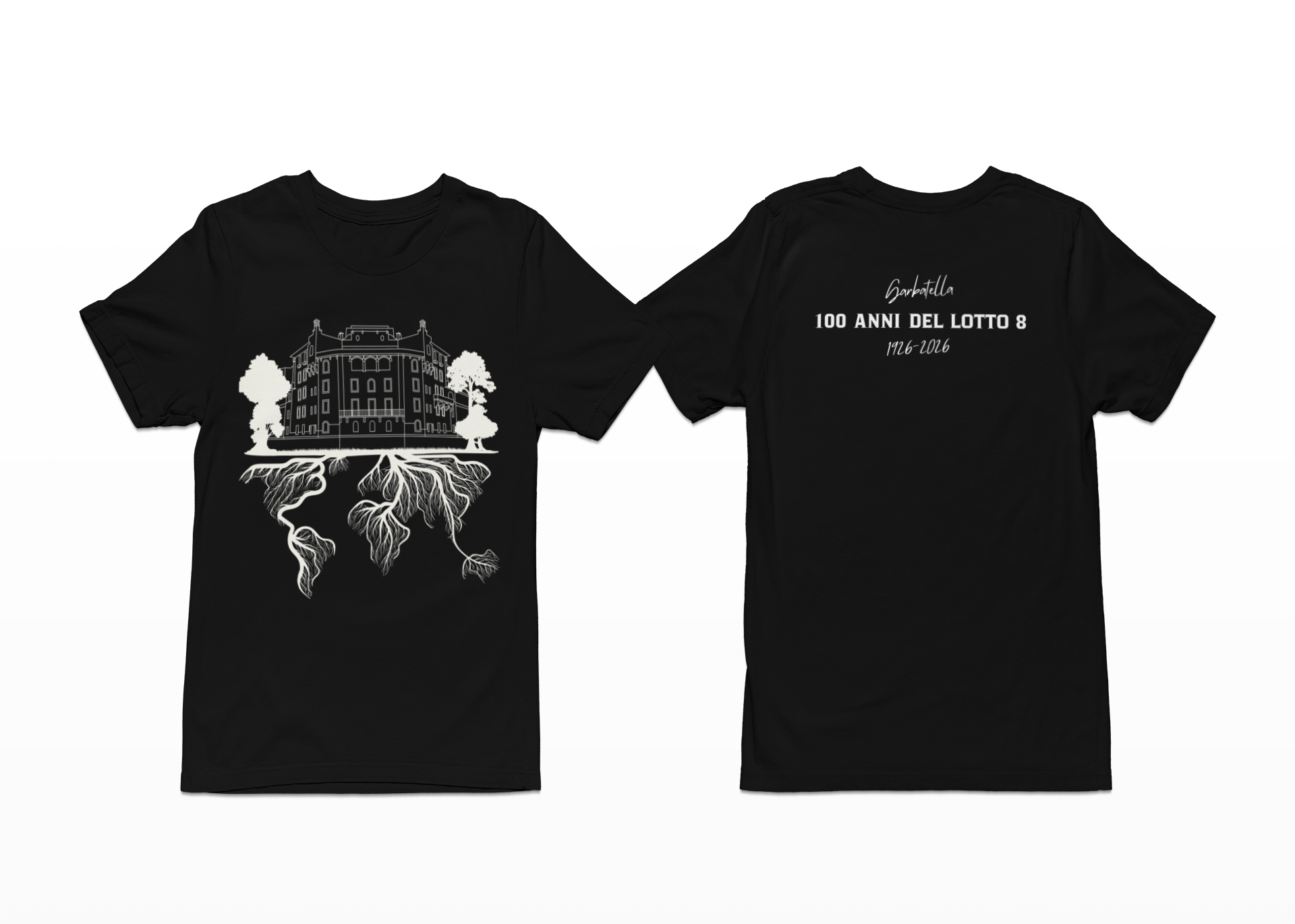 T-shirt 100 anni Lotto 8 - 1926/2026 - Garbatella