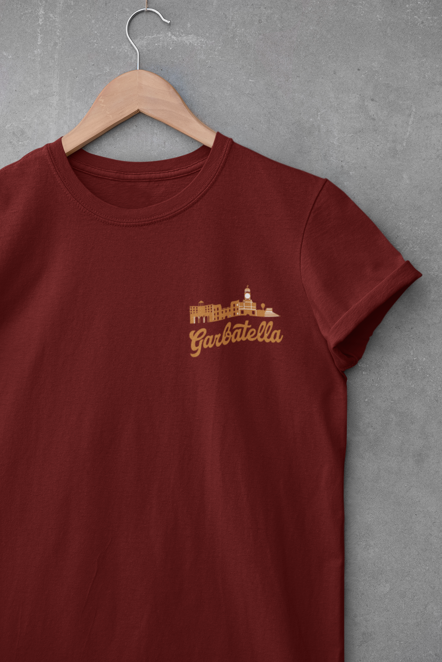 T-shirt Garbatella Bordeaux Uomo