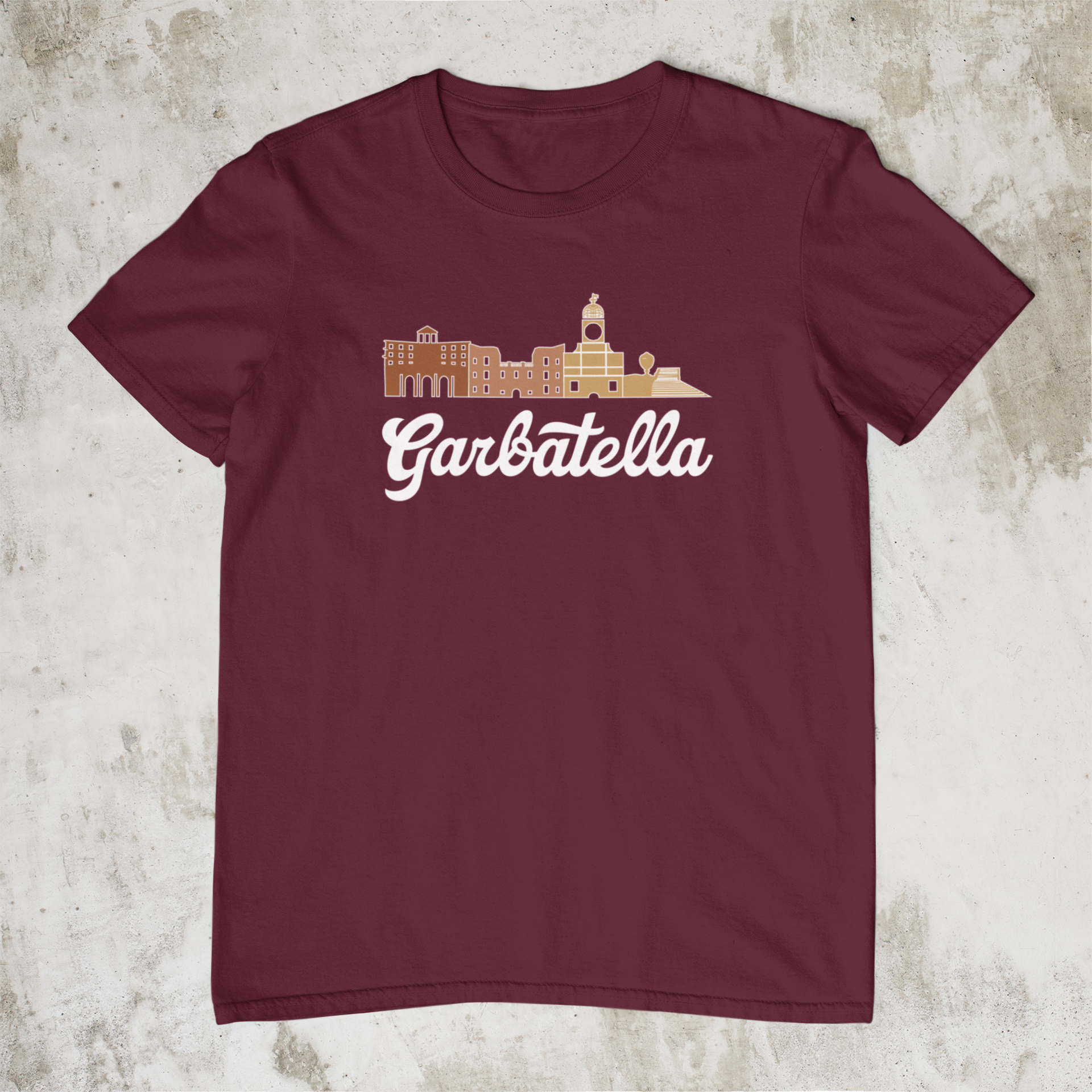 T-shirt Garbatella Bordeaux Donna